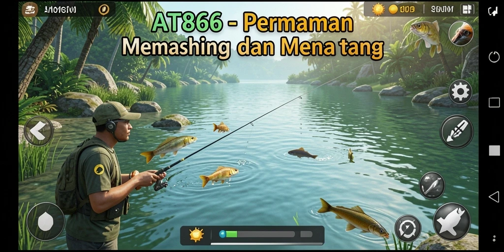 Tangkapan ikan besar dalam permainan memancing AT866.