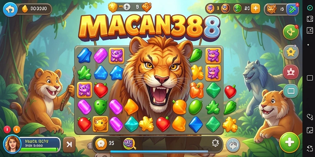 Tangkapan layar dari gameplay seru di MACAN388 yang penuh warna.