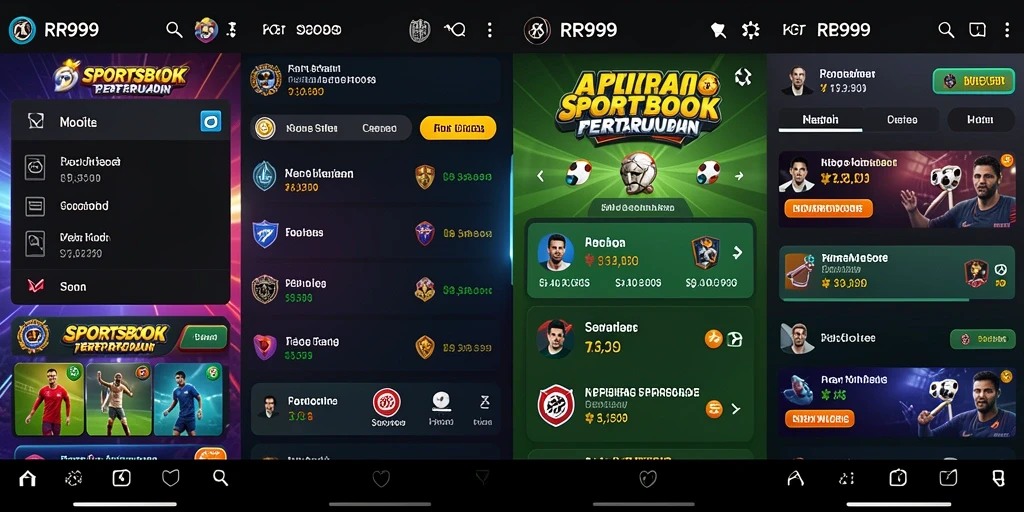 Tampilan gameplay menarik dari aplikasi Sportsbook RR999.