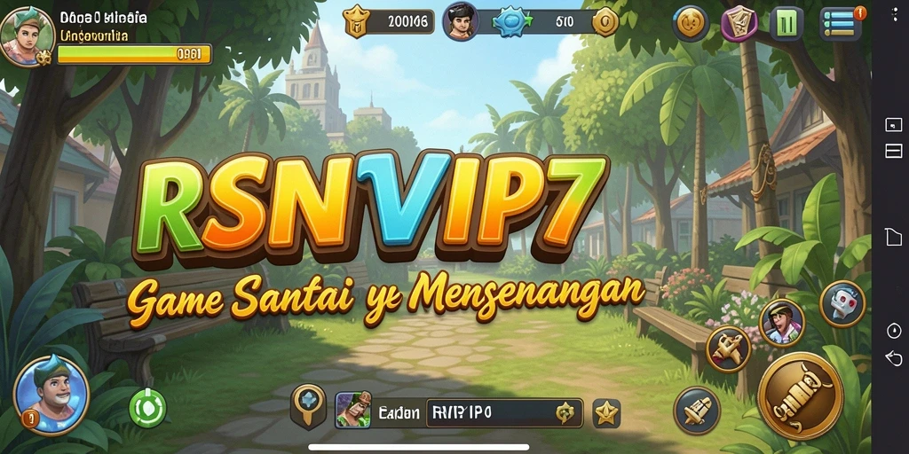 Tampilan gameplay menarik dari RSNVIP7 dengan level penuh warna.