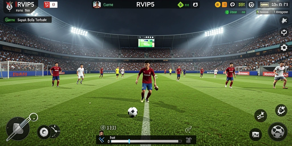 Tampilan gameplay seru dan menarik di RVIP5.